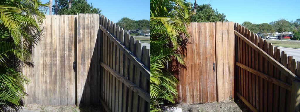 Wood Fence Cleaning Pinellas Florida